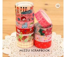 10pcs Kawaii Masking Tapes - Version 02